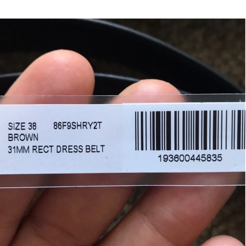 Michael Kors Men Dress Belt. Brown. Size 34- 85 cm.NWT